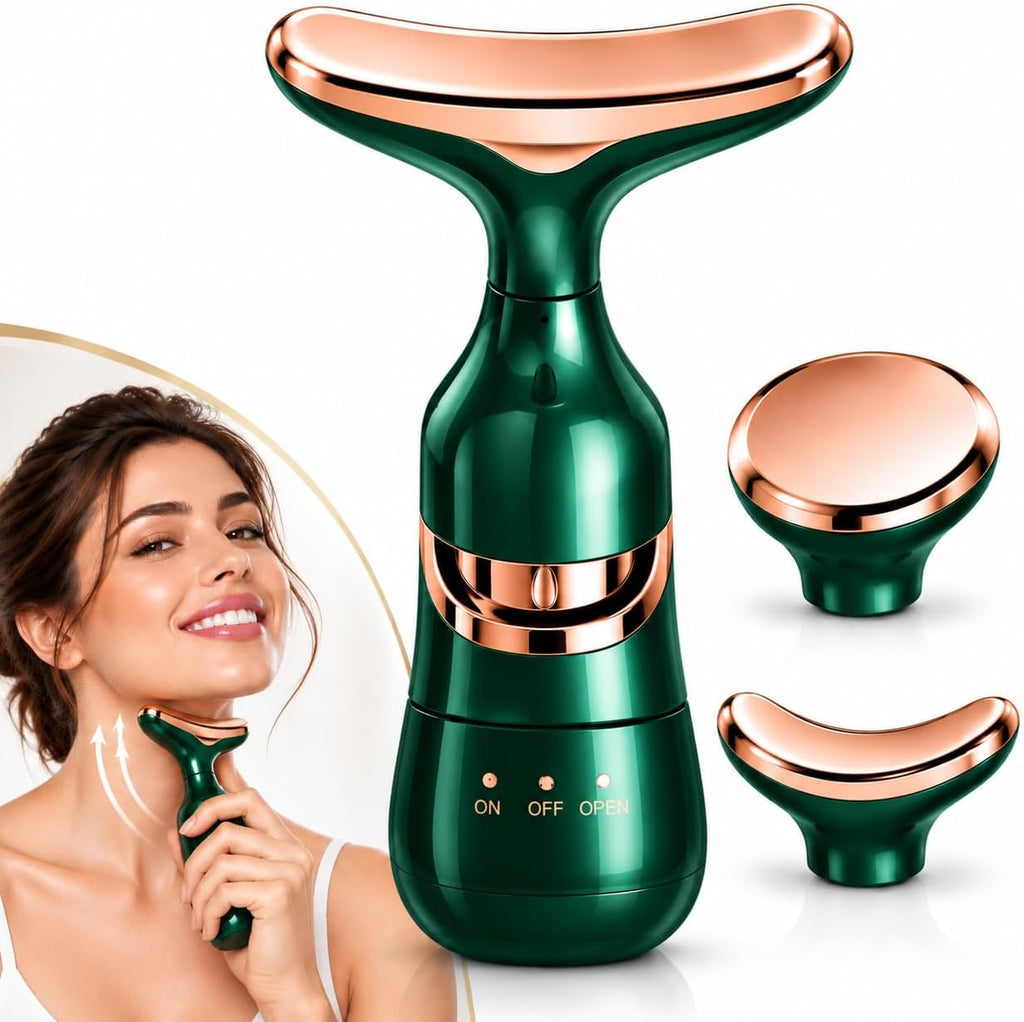 Electric Face Massager - Face Lifting Device for glowing skin, for Anti-Aging, Skin Tightening, and Facial Slimming - High Performance Face Massage Machine