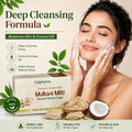 Zalpharm Organic Multani Mitti Soap with Coconut Oil | Handmade Natural Bath Bar for Deep Cleansing, Oil Control & Skin Nourishment | Chemical-Free Face & Body Soap 100g (Pack of 6)