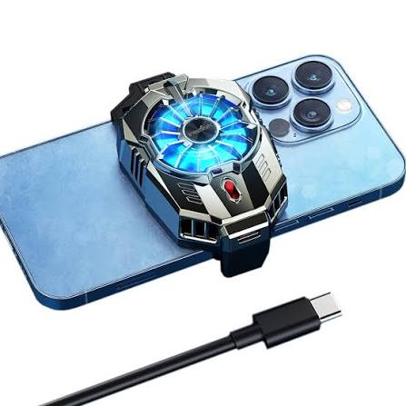 ZALPHARM - Mobile Cooling Pad |Mobile Cooler | Gaming Fan | For Instant Cooling Advanced Refrigeration Chip & LED Temperature Display Compatible For Android And Iphones